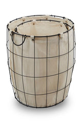 Harga Set Of Two Matte Black Laundry Baskets