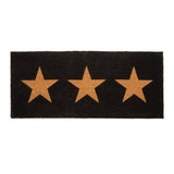 Three Natural Stars Extra Large Doormat
