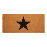 Big Black Star Extra Large Doormat