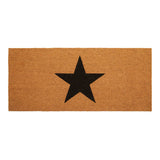 Big Black Star Extra Large Doormat