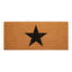 Big Black Star Extra Large Doormat