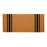 Black Stripe Extra Large Doormat
