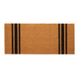 Black Stripe Extra Large Doormat
