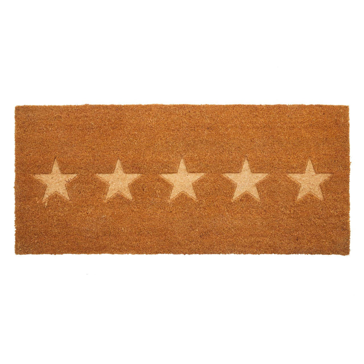 Five Embossed Stars Extra Large Doormat