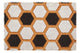 Filta Embossed Hexagon Coir Doormat