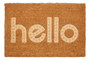 Filta Embossed Hello Coir Doormat