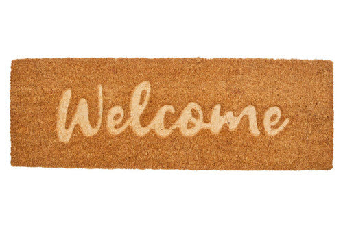 Filta Embossed Welcome Coir Rectangular Doormat