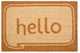 Filta Hello Embossed Coir Doormat