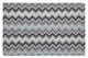 Filta Grey And White Chevron Coir Doormat
