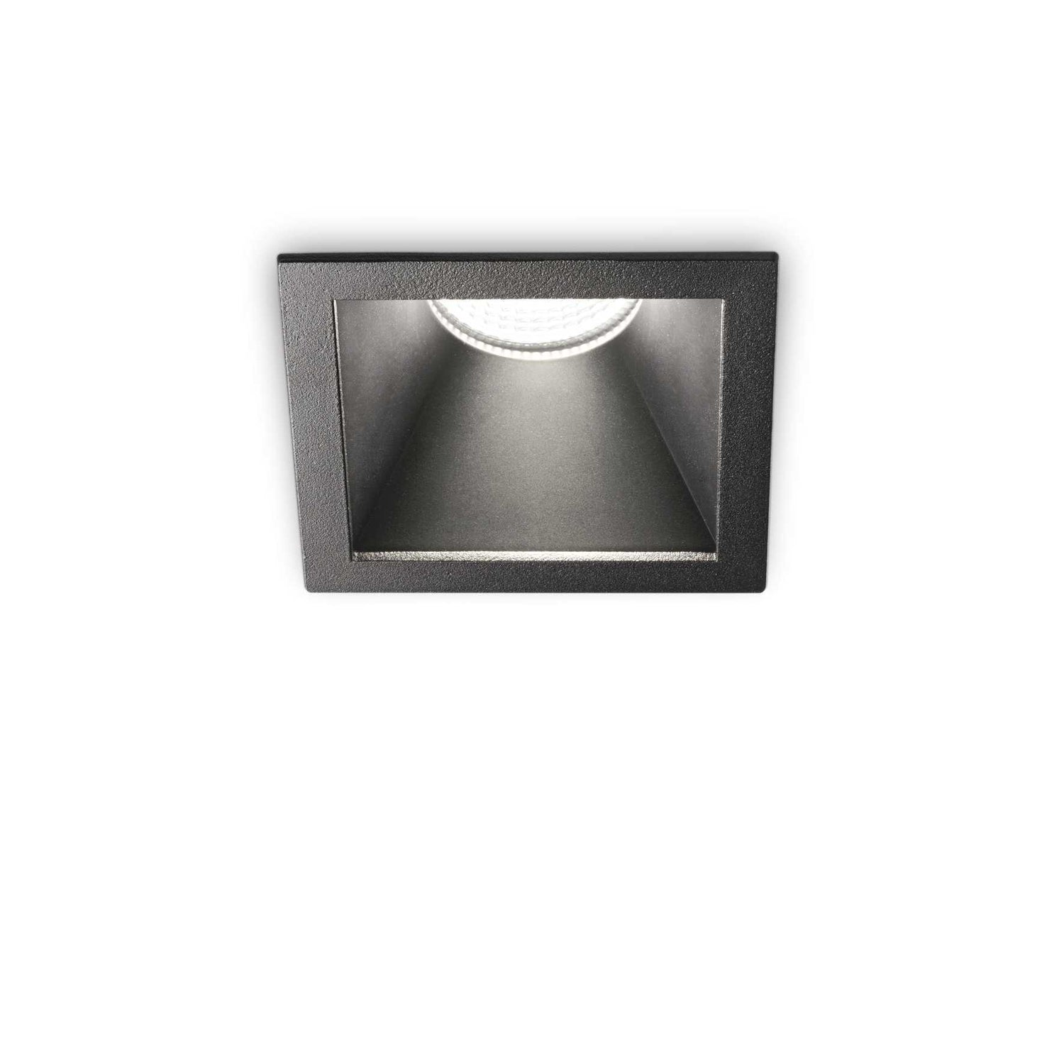 Contemporary Square 11W 3000K Black Recessed Light Fixture