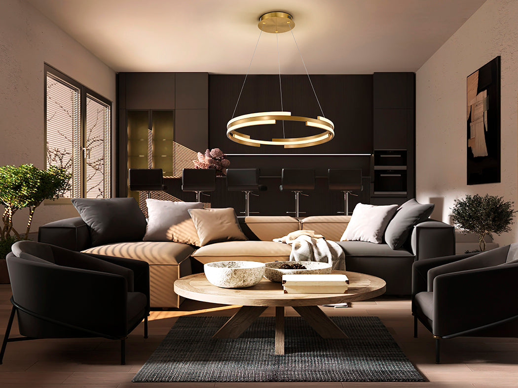 Golden Halo Pendant Lamp D60