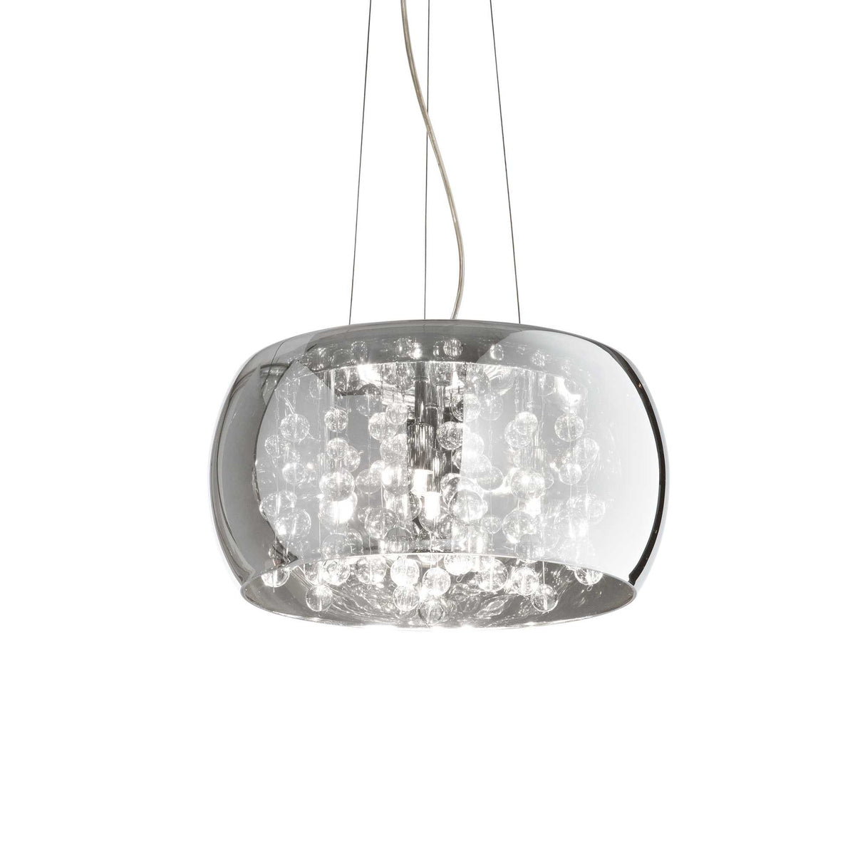 Smoky Elegance: AUDI-80 Five-Bulb Pendant Light