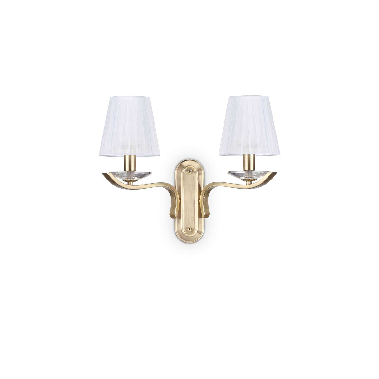 Brass Dual-Light Pegasus Wall Sconce