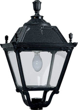 Elia 11W E27 LED CCT, Classic Lantern Head, Black/Clear