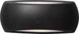 Francy 8.5W E27 LED CCT, Up & Down Bulkhead, Grey/Opal