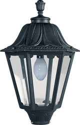 Noemi 11W E27 LED CCT, Classic Lantern Head, Black/Clear