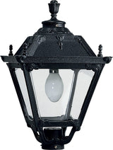 Tobia 15W E27 HighPower LED CCT, Classic Lantern Head, Black/Clear