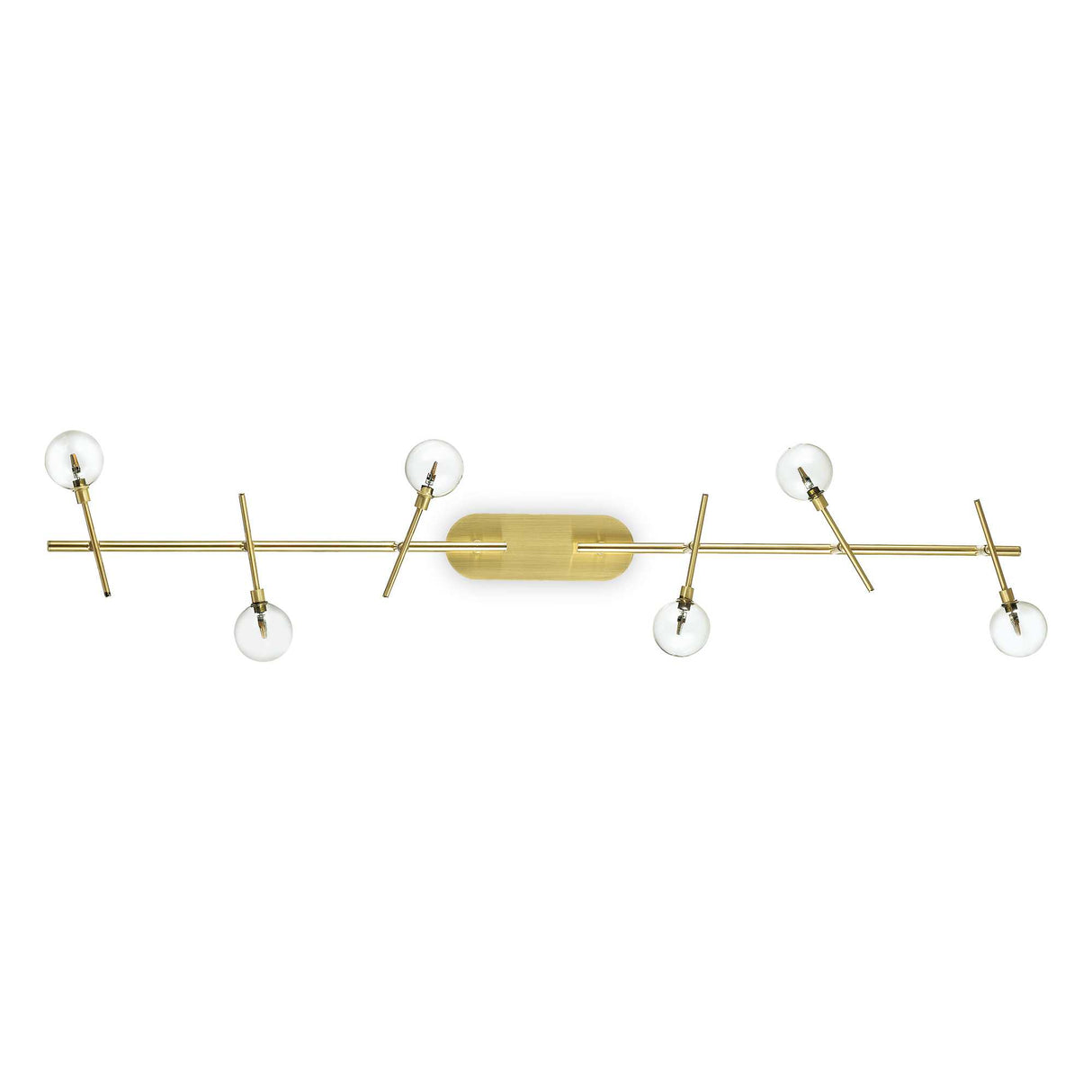 Radiant Maracas 6-Bulb Flush Ceiling Light