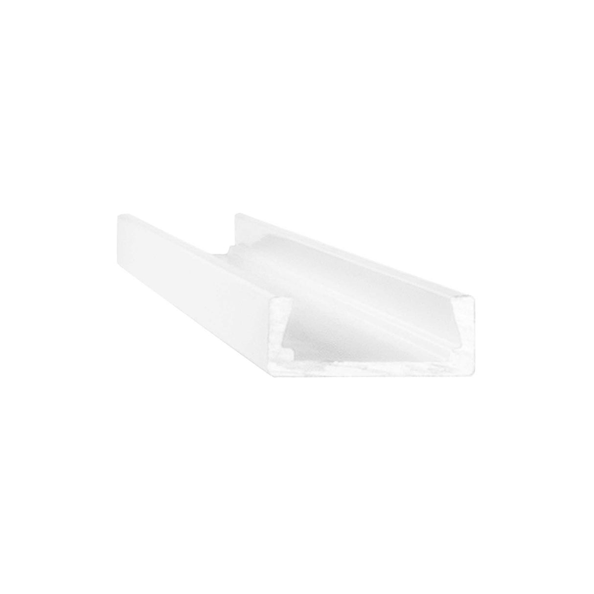 Sleek White Linear Slot Fixture 2000mm - D15xD5 Profile