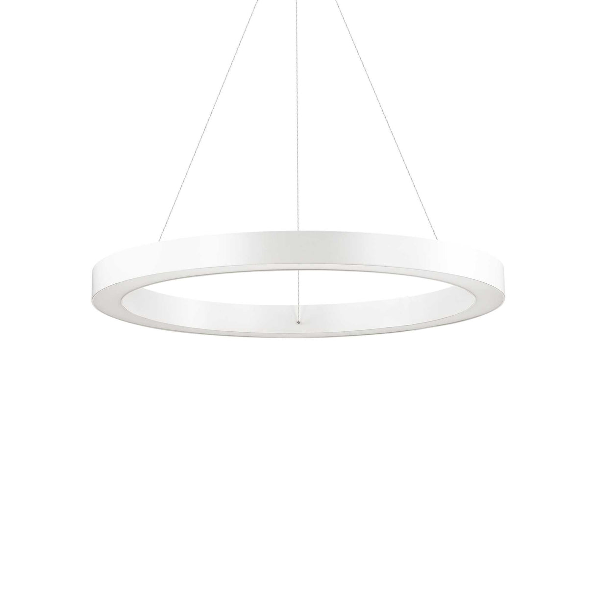 Luminous Halo Pendant Light in White