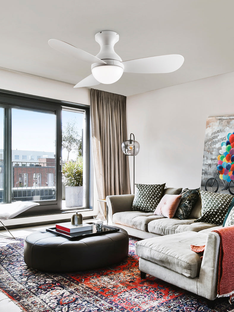 Sleek White Vito Ceiling Fan Ø117