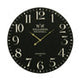 Destini 60cm Dia Classical Black Wall Clock