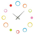 12 Multi Coloured Circles Diy Wall Clock