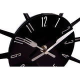 Black Cutlery Metal Wall Clock
