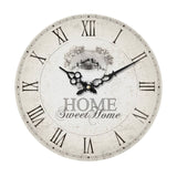 Home Sweet Home 34cm Dia Round Wall Clock