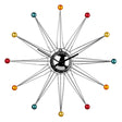 Multicoloured Plastic Balls Wall Clock