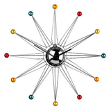 Multicoloured Plastic Balls Wall Clock