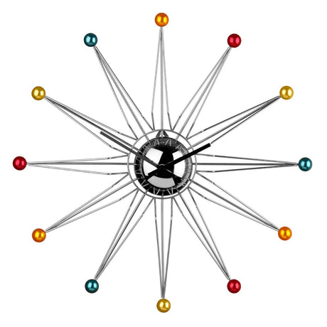 Multicoloured Plastic Balls Wall Clock