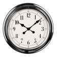 Chrome Finish Wall Clock