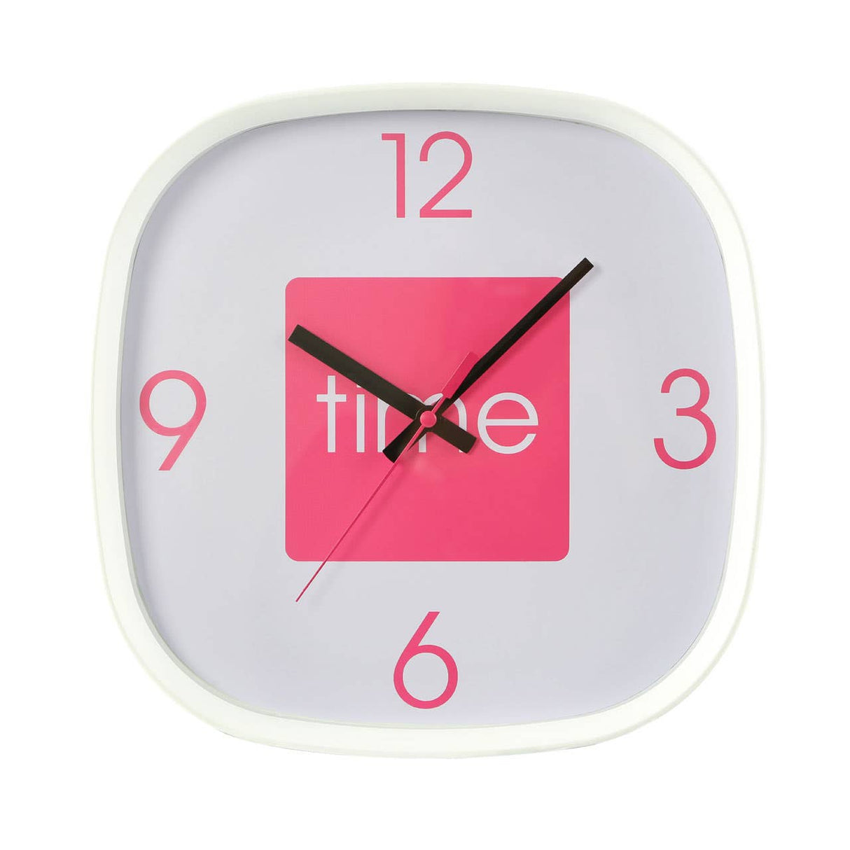 Arco Hot Pink Wall Clock