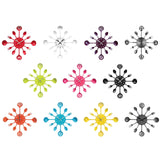 Hot Pink Cutlery Metal Wall Clock