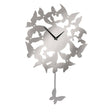 Butterflies Stainless Steel Wall Clock