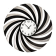 Black Mirrored Wall Clock