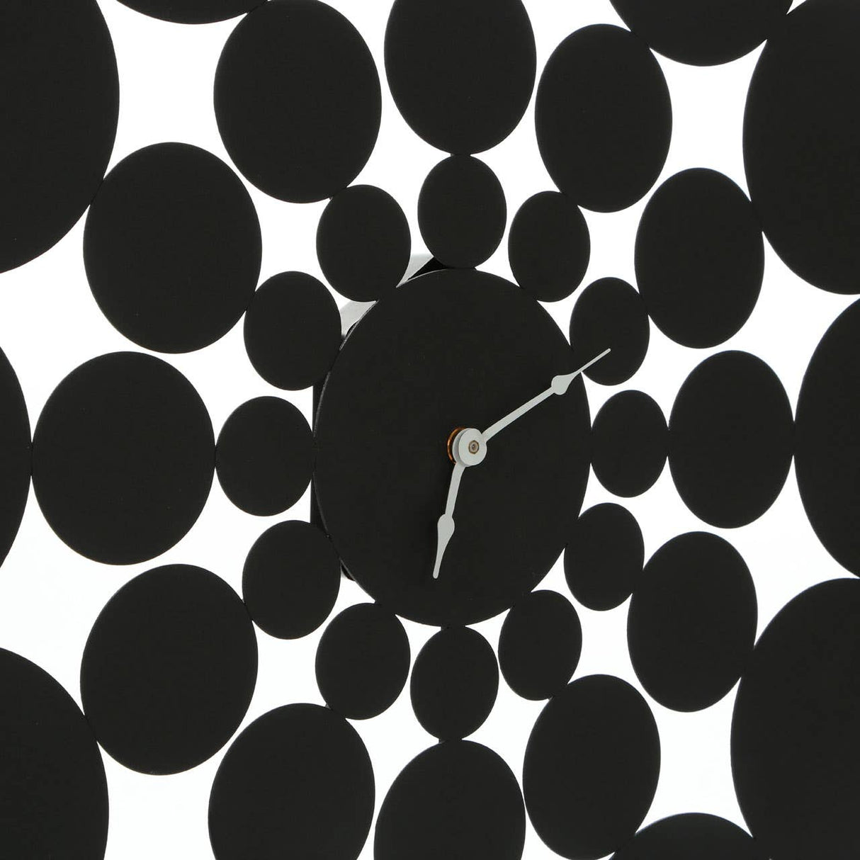 Black Discs Design Wall Clock