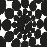 Black Discs Design Wall Clock