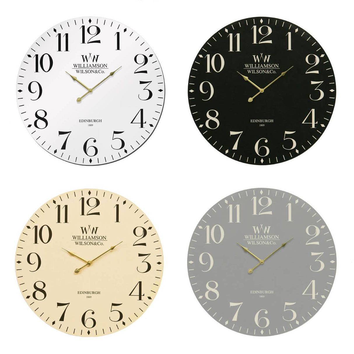 Classical Grey Wall Clock