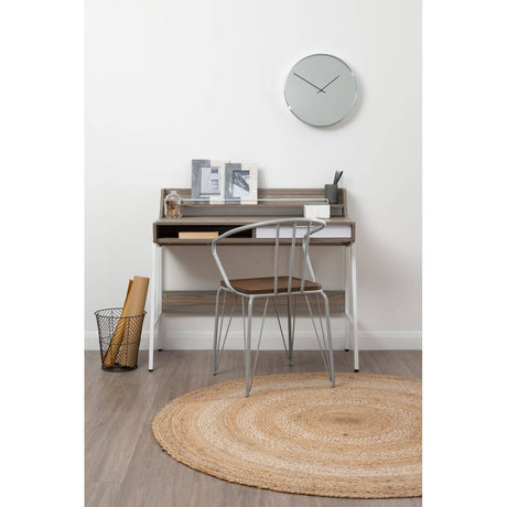 Bailie Chrome/Mirror Wall Clock