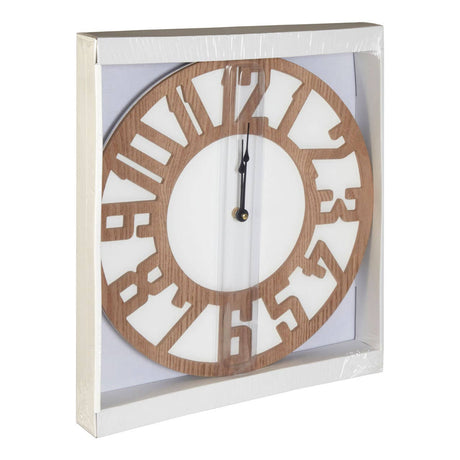 Vitus Carved Wood Wall Clock