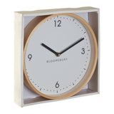 Vitus White Wood Small Numbers Wall Clock