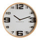 Vitus 30cm Dia White Wood Large Numbers Wall Clock