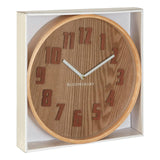 Vitus Brown Grain Small Wall Clock