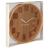 Vitus Brown Grain Large Wall Clock