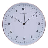 Elko 31cm Dia Round Copper Finish Wall Clock