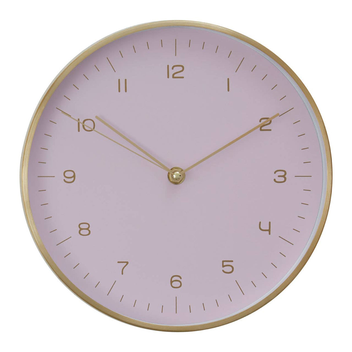 Elko Gold / Pink Finish Wall Clock