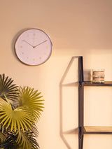 Elko Gold / Pink Finish Wall Clock