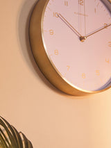 Elko Gold / Pink Finish Wall Clock